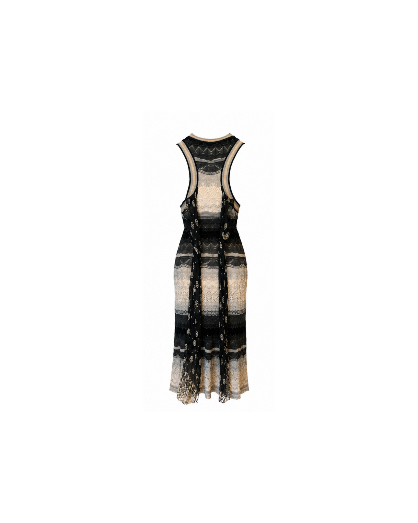 Jean Paul Gaultier 2005 Crochet Wrap Dress