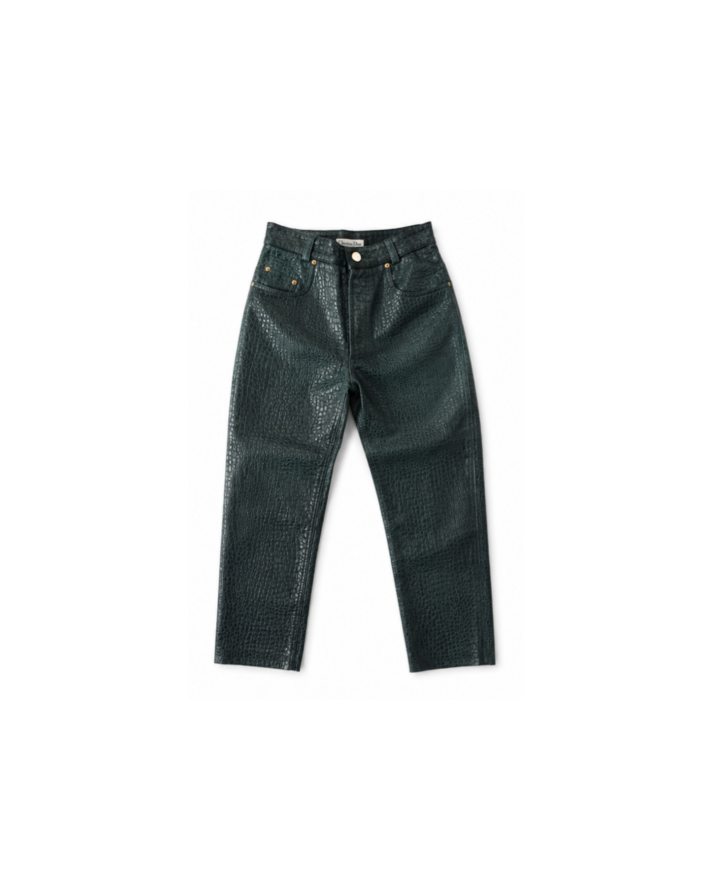 Christian Dior By John Galliano 2001 Croc Pants