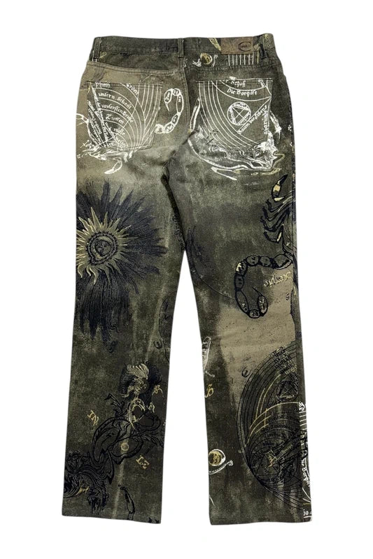Roberto Cavalli 2003 Astrology Resurrection Bottoms
