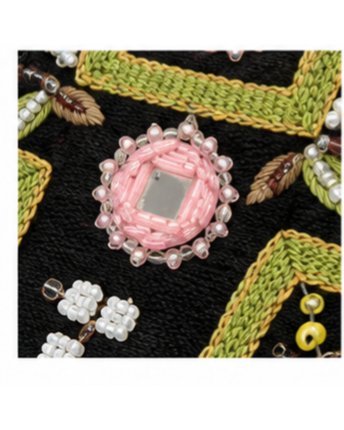 Fendi Beaded Fringe Baguette Bag