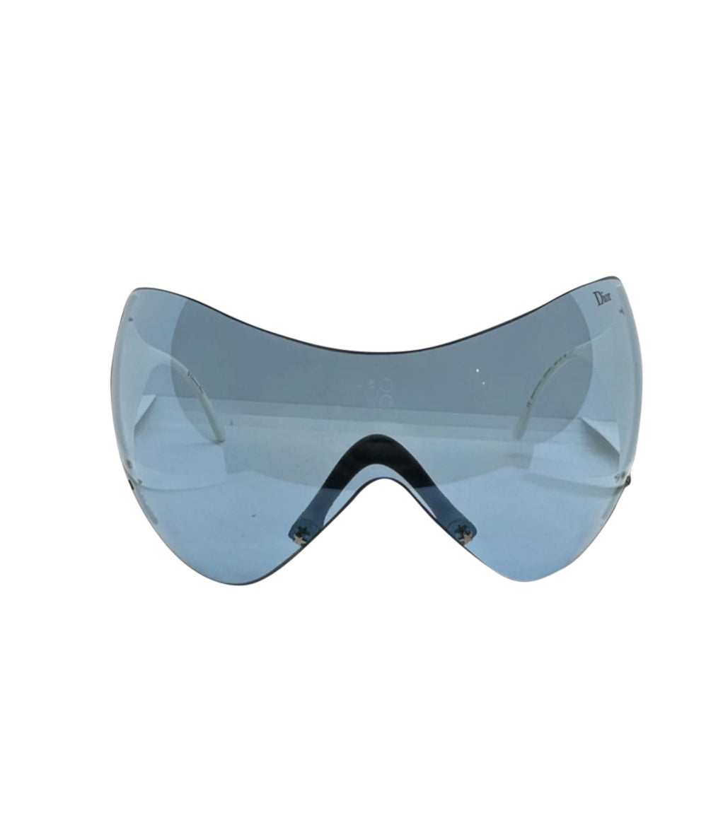 Christian Dior Ski 1 Mask Sunglasses White and blue