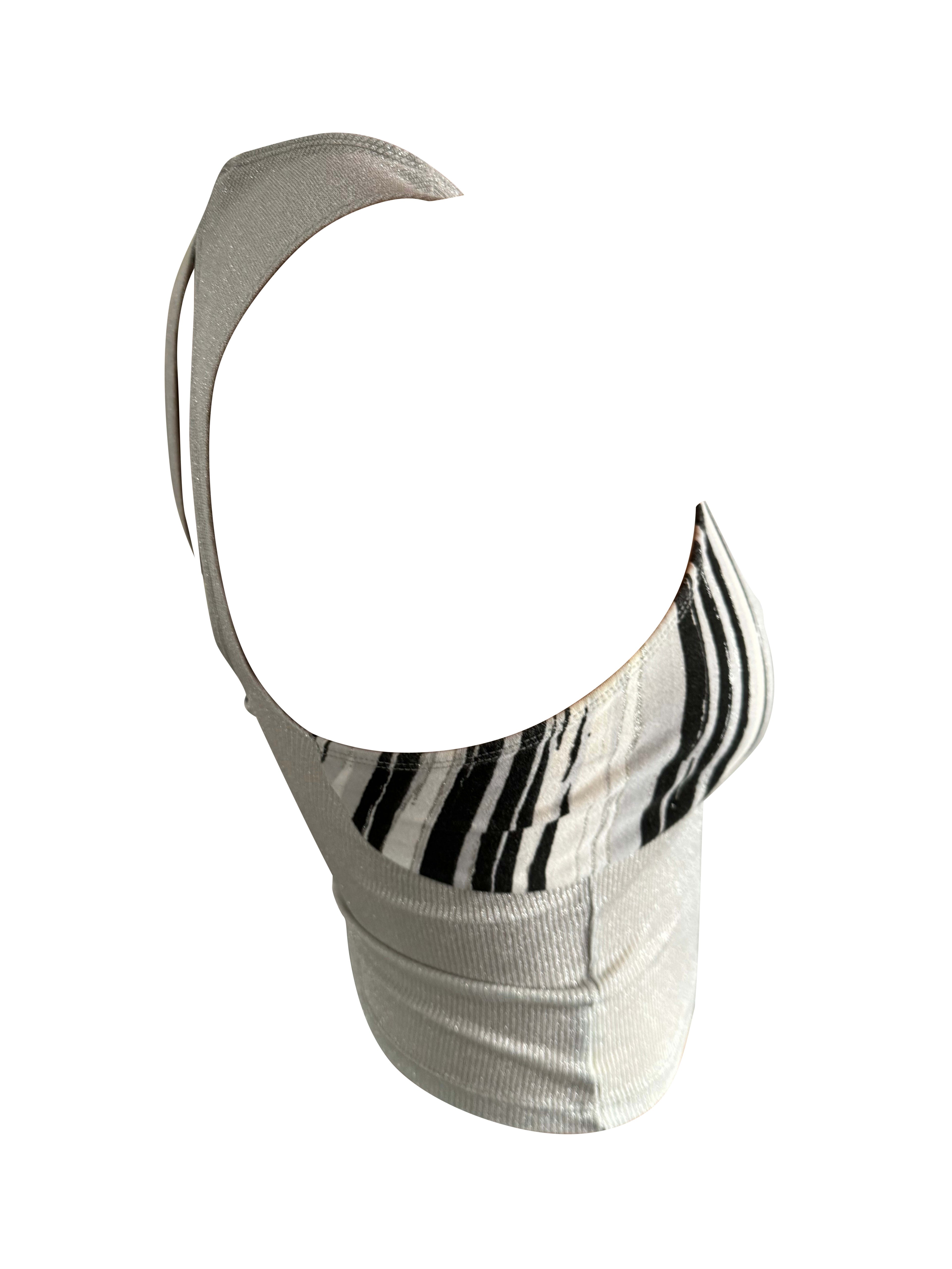 Roberto Cavalli Glitter Open Back Top