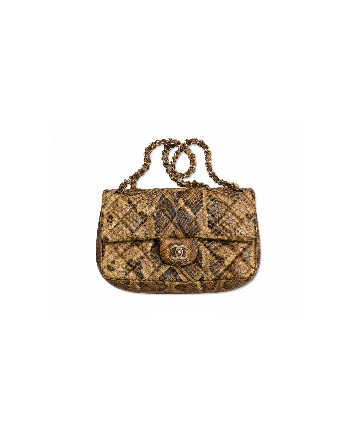 Chanel Python Small Flap Bag