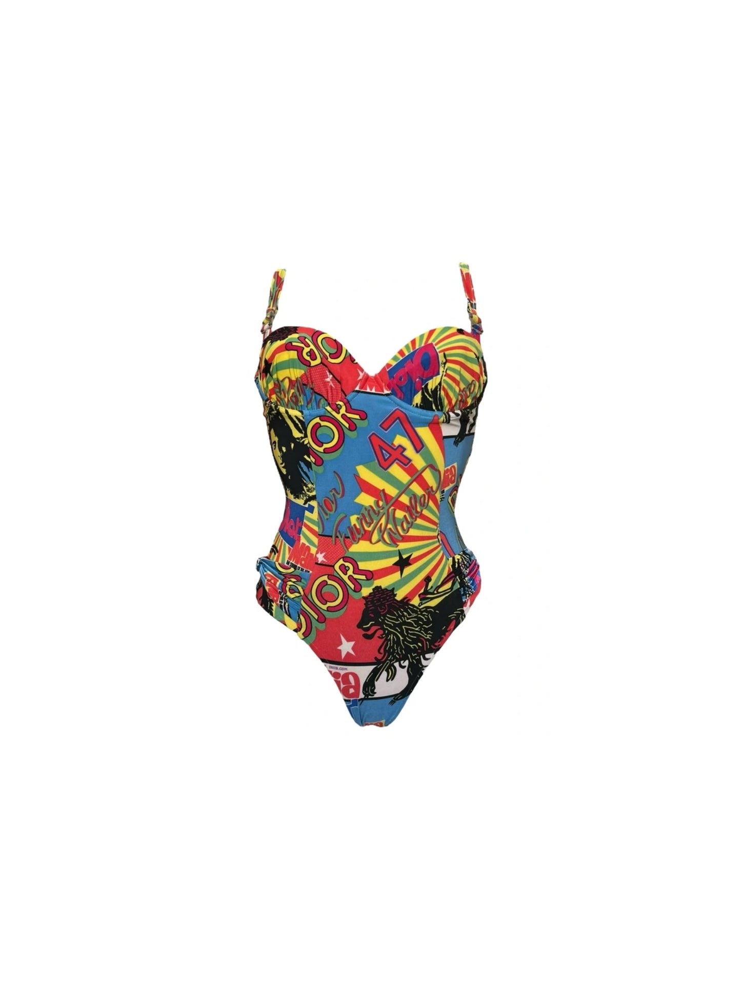 Christian Dior John Galliano 2003 Rasta Swimsuit