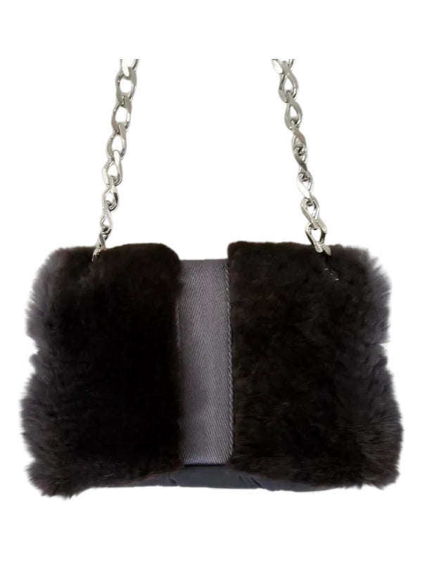 Chanel Rabbit Fur Flap Bag