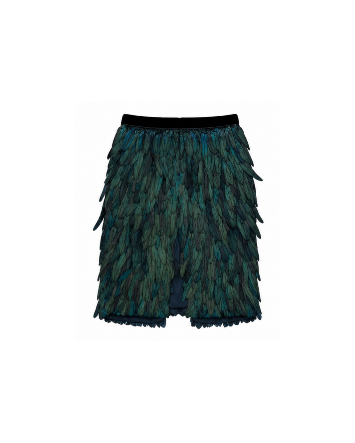Gucci By Tom Ford 2012 Feather Midi Skirt
