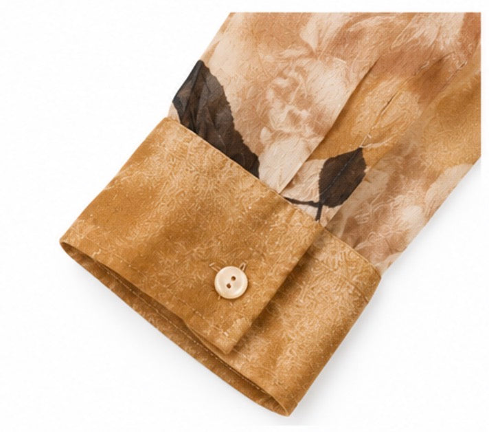 Roberto Cavalli Leopard Silk Button Up Shirt