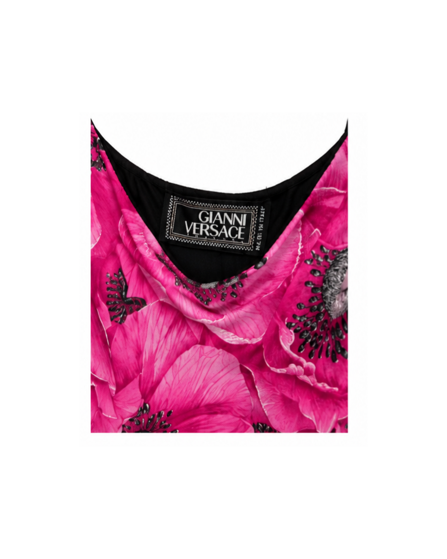 Gianni Versace S/S 2002 Floral Dress