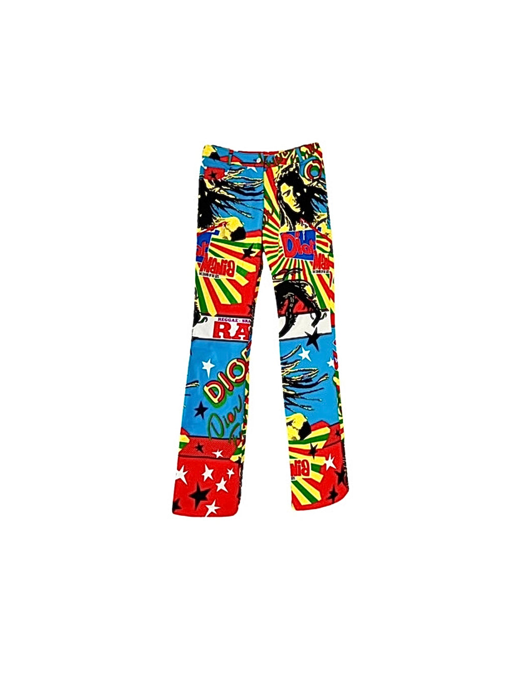 Christian Dior by John Galliano Rasta Mania Bottoms
