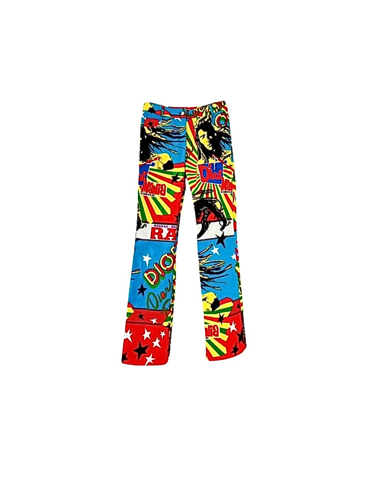 Christian Dior by John Galliano Rasta Mania Bottoms