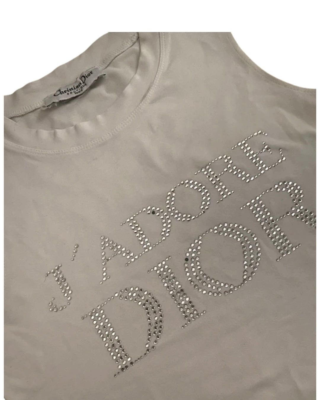 Christian Dior J'ADORE ラインストーン タンクトップ CHRISTIAN DIOR Fall Winter 2003 