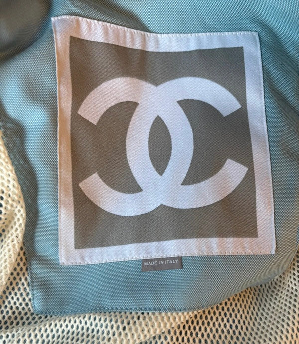 Chanel 2002 Denim Jacket And Pant Set