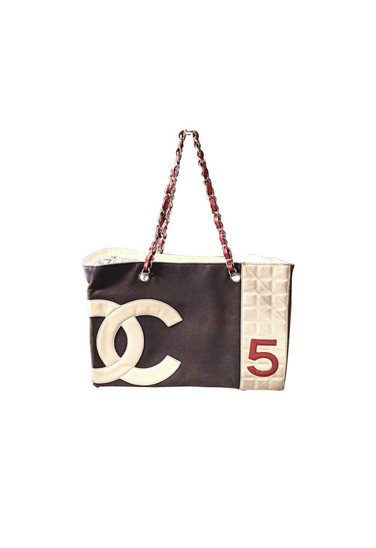 Chanel Grand Shopping Navy Tote Bag