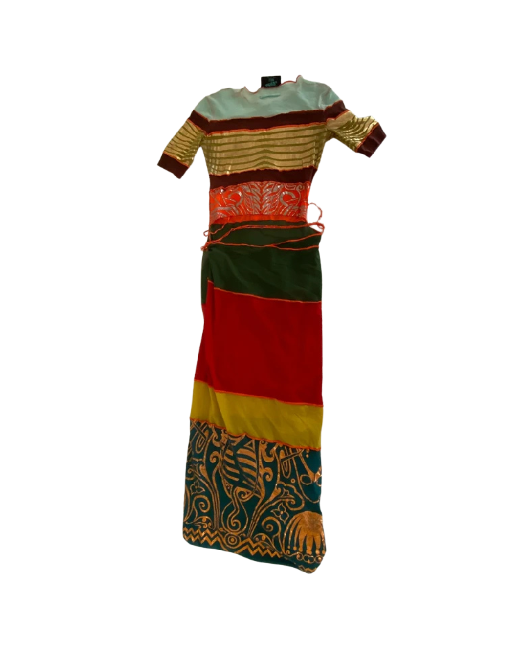 Jean Paul Gaultier S/S 1996 Multi Print Mesh Dress