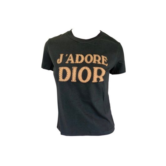 Dior J’adore T-shirt Black And Brown