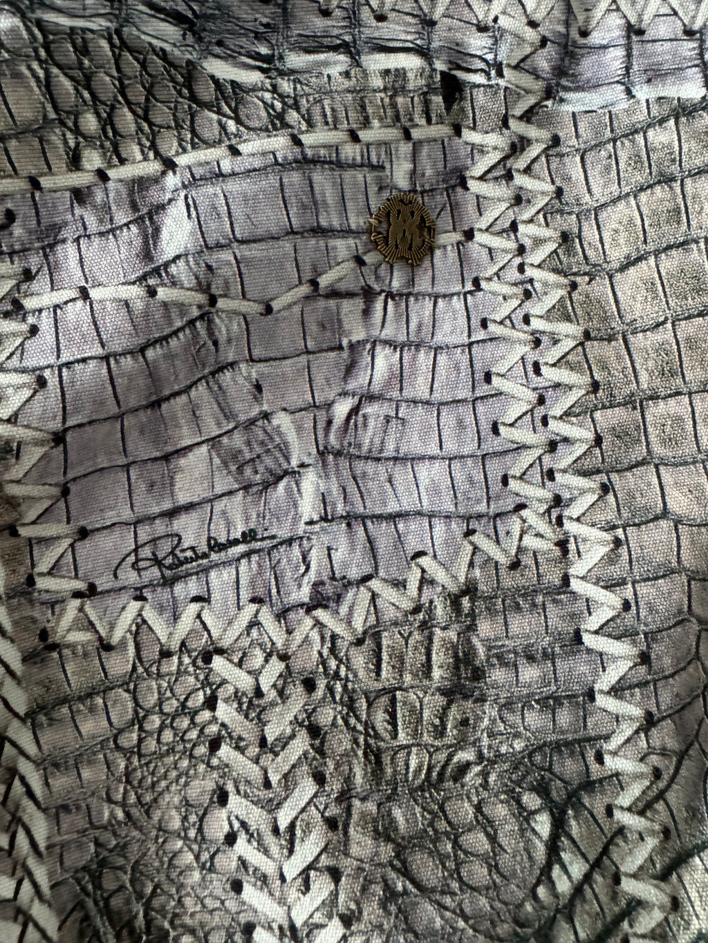 Roberto Cavalli Laced Print Bottoms