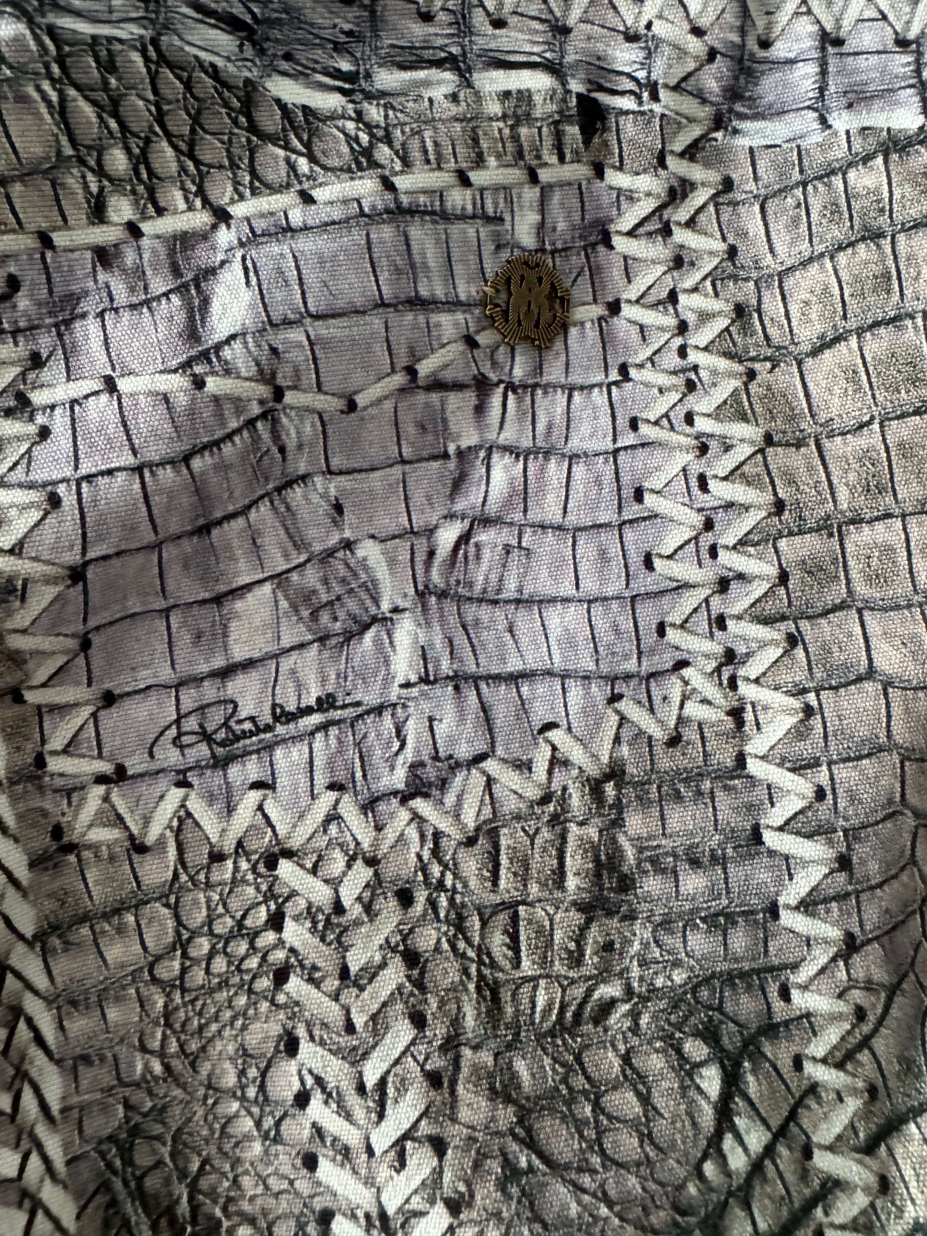 Roberto Cavalli Laced Print Bottoms