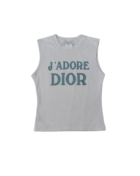 Christian Dior By John Galliano J'adore Dior Tank Top