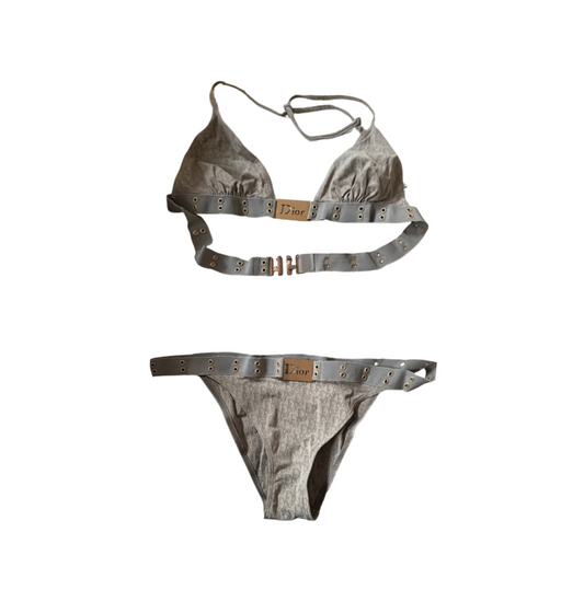 Christian Dior Monogram Buckle Bikini
