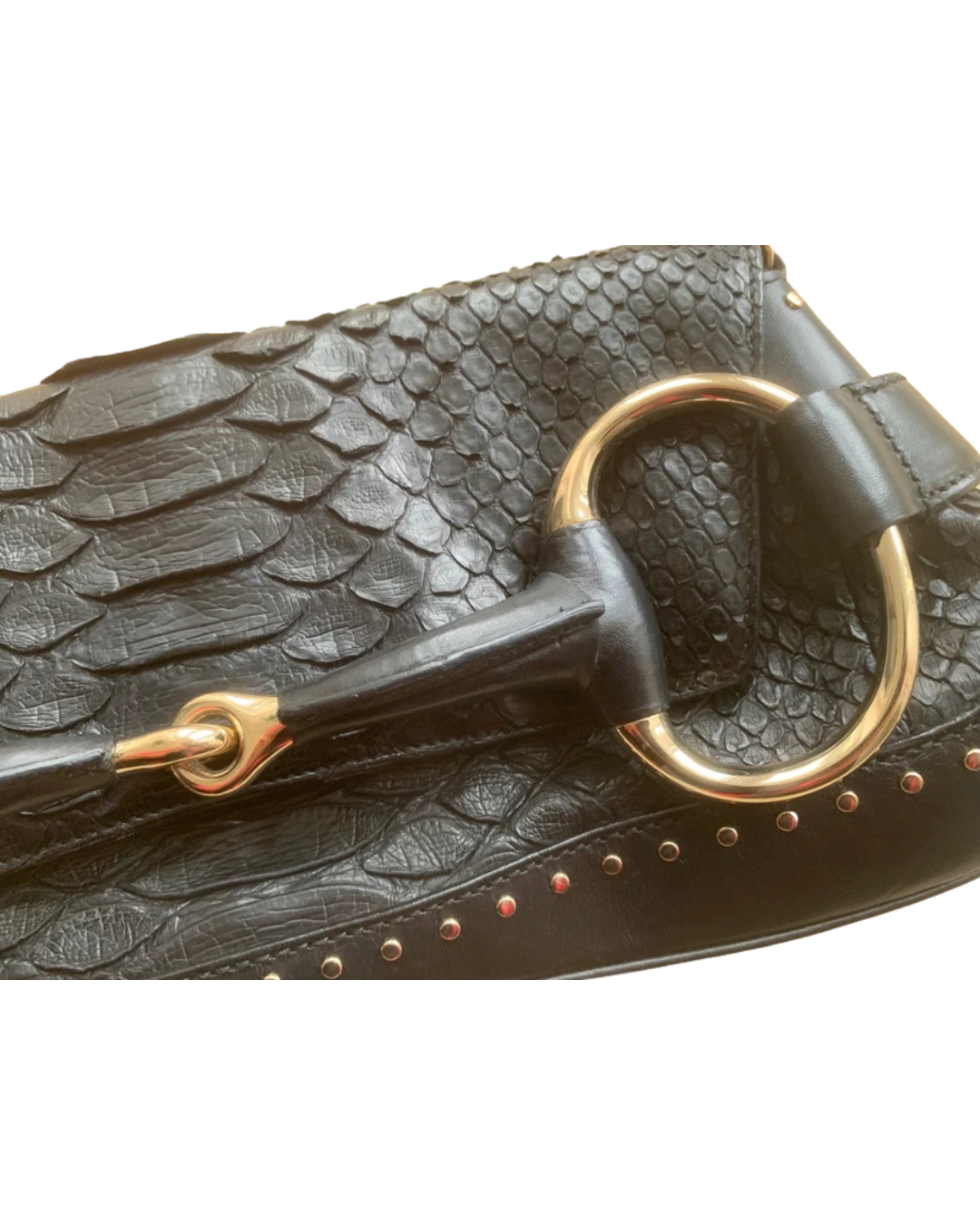 Gucci By Tom Ford 2003 Python Horsebit Bag