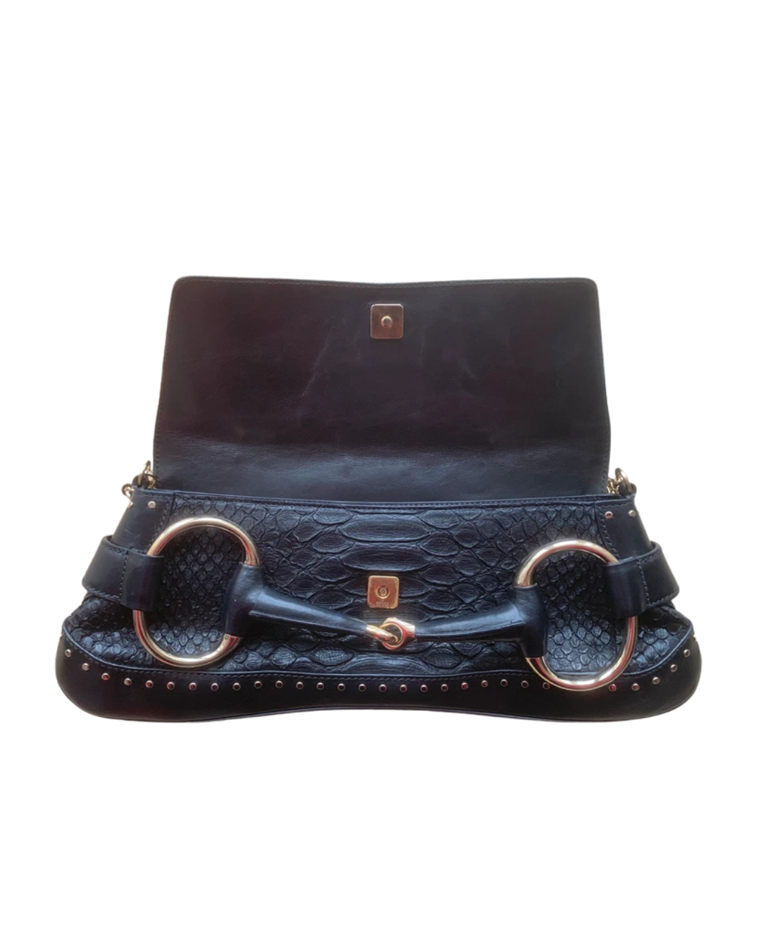 Gucci By Tom Ford 2003 Python Horsebit Bag