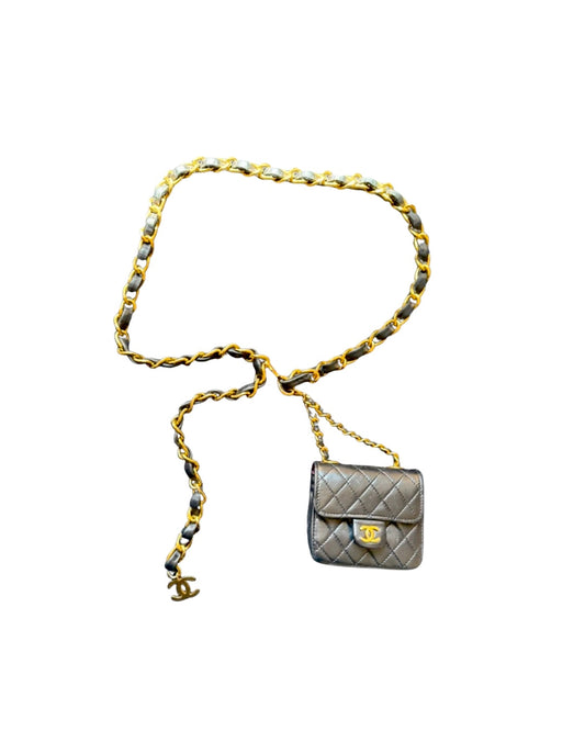 Chanel Mini Micro Flap Bag Belt