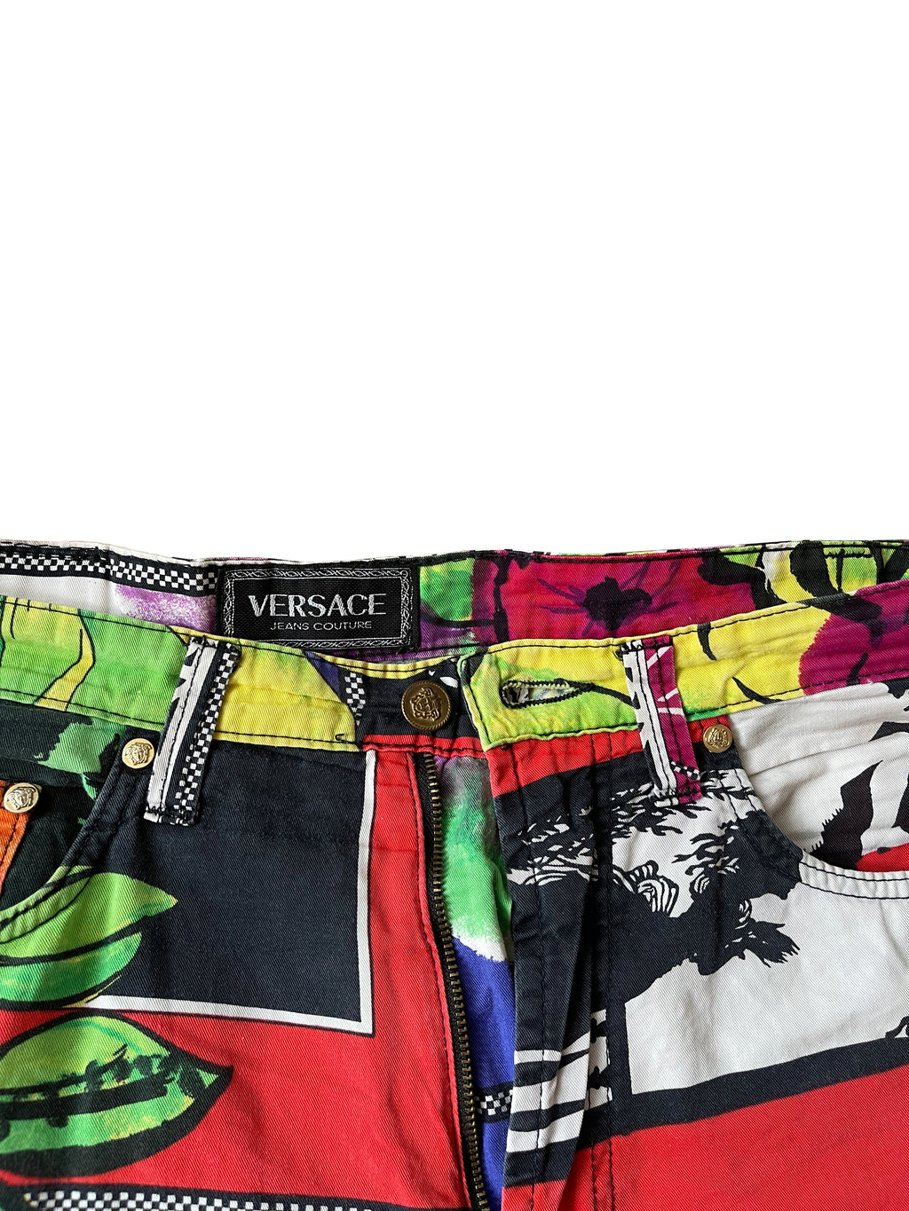 Versace Flower Print Bottoms