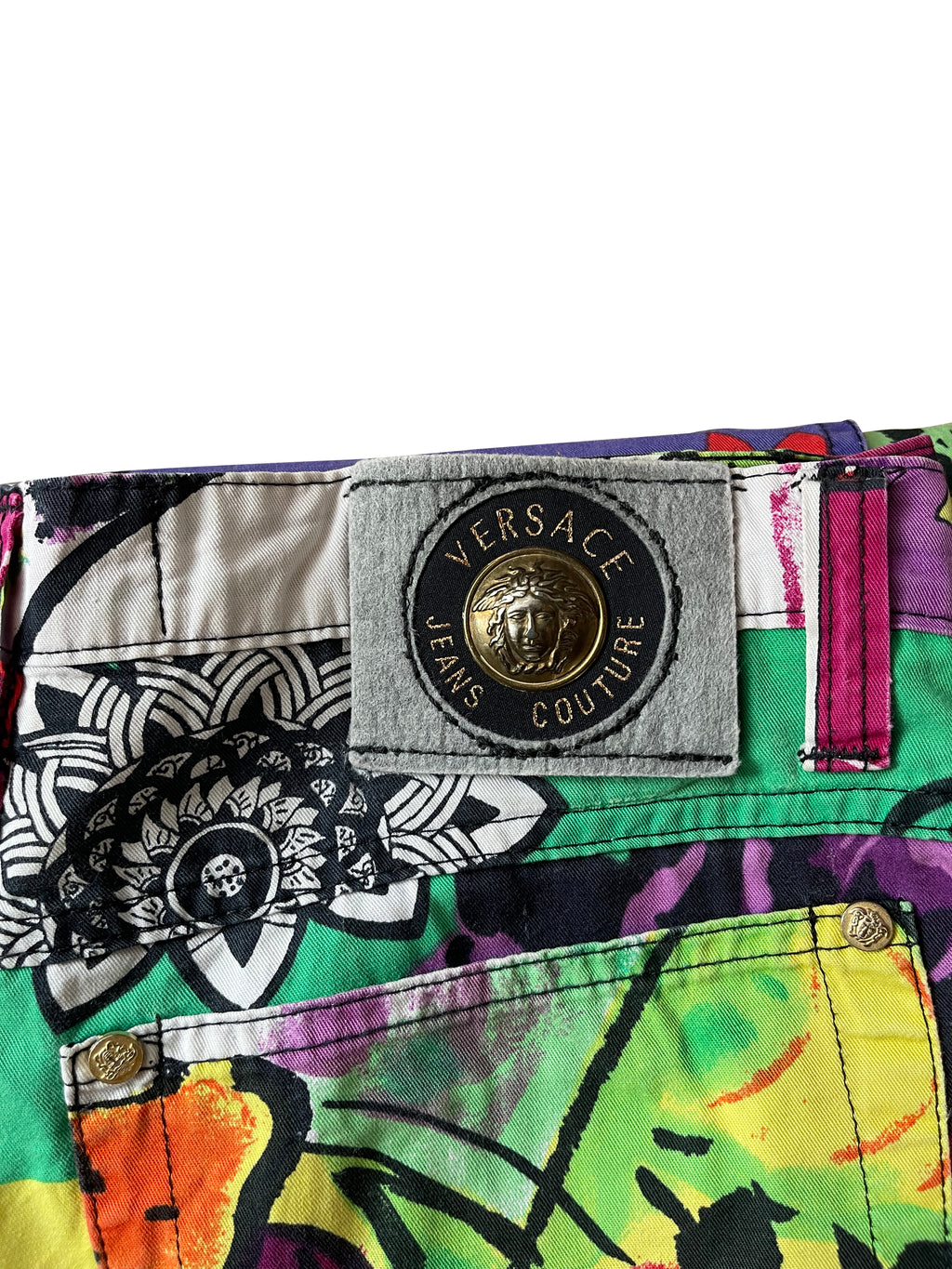 Versace Flower Print Bottoms