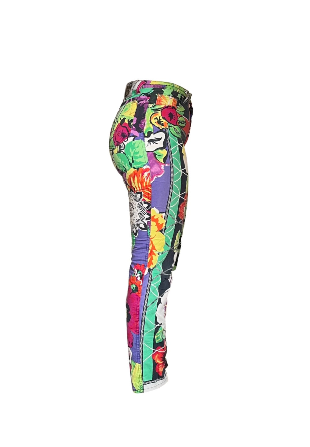 Versace Flower Print Bottoms