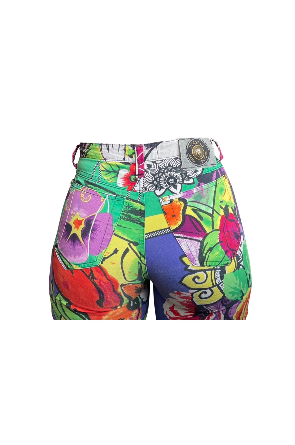 Versace Flower Print Bottoms