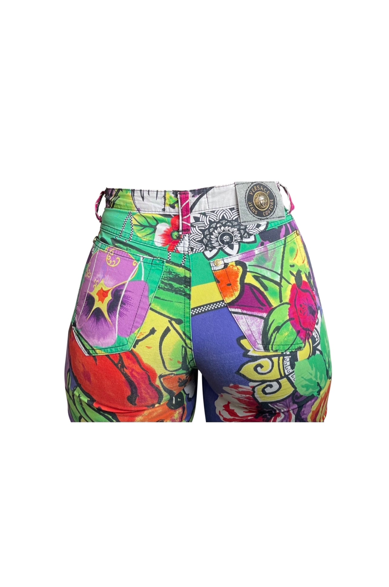 Versace Flower Print Bottoms