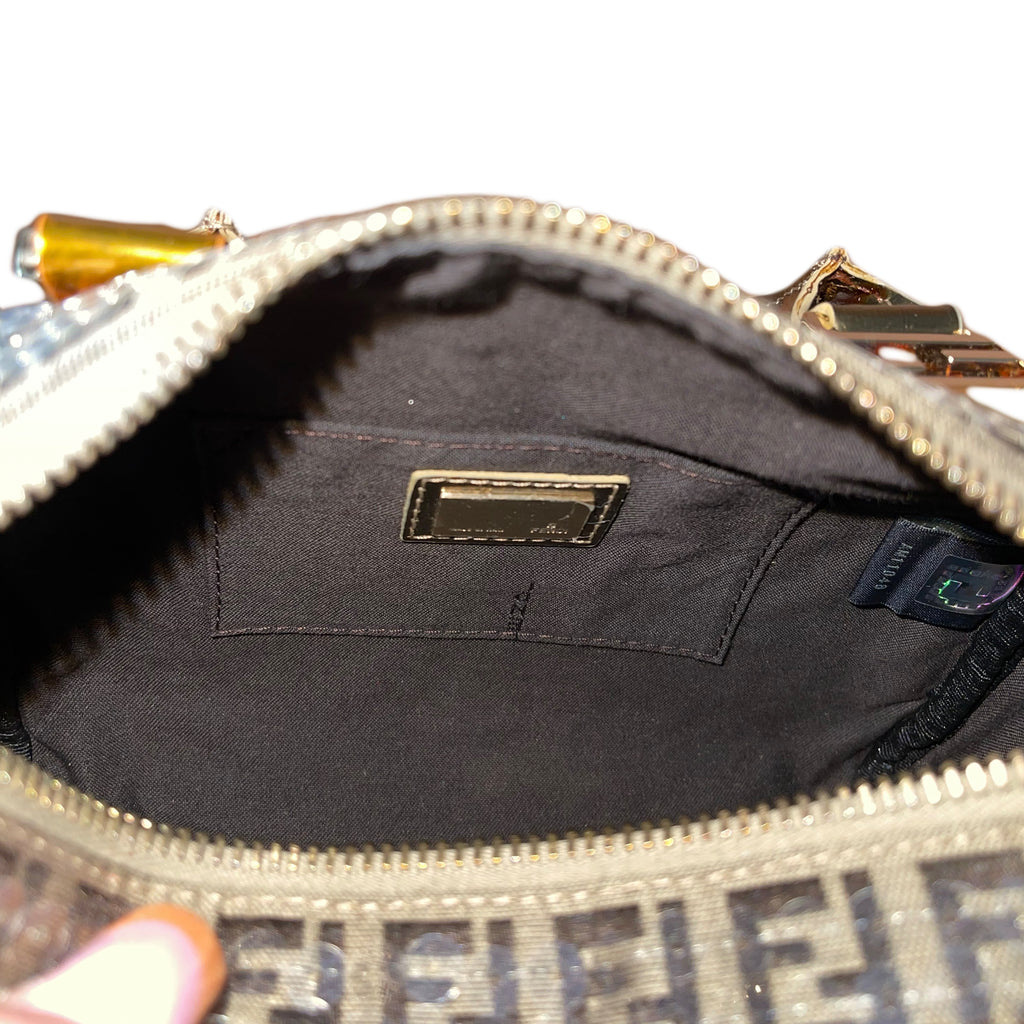 Fendi Multicolor Zucca Sequin Bag