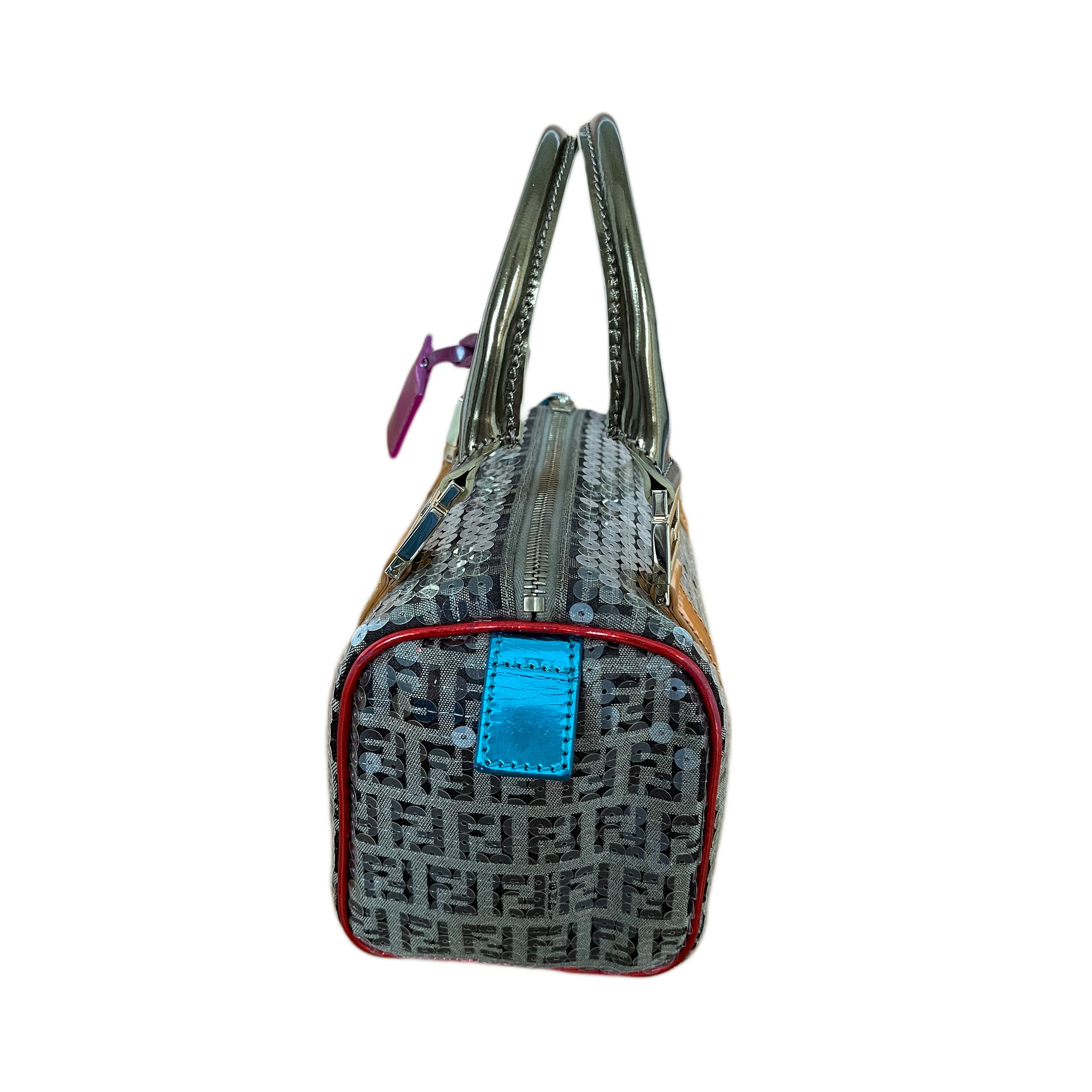 Fendi Multicolor Zucca Sequin Bag