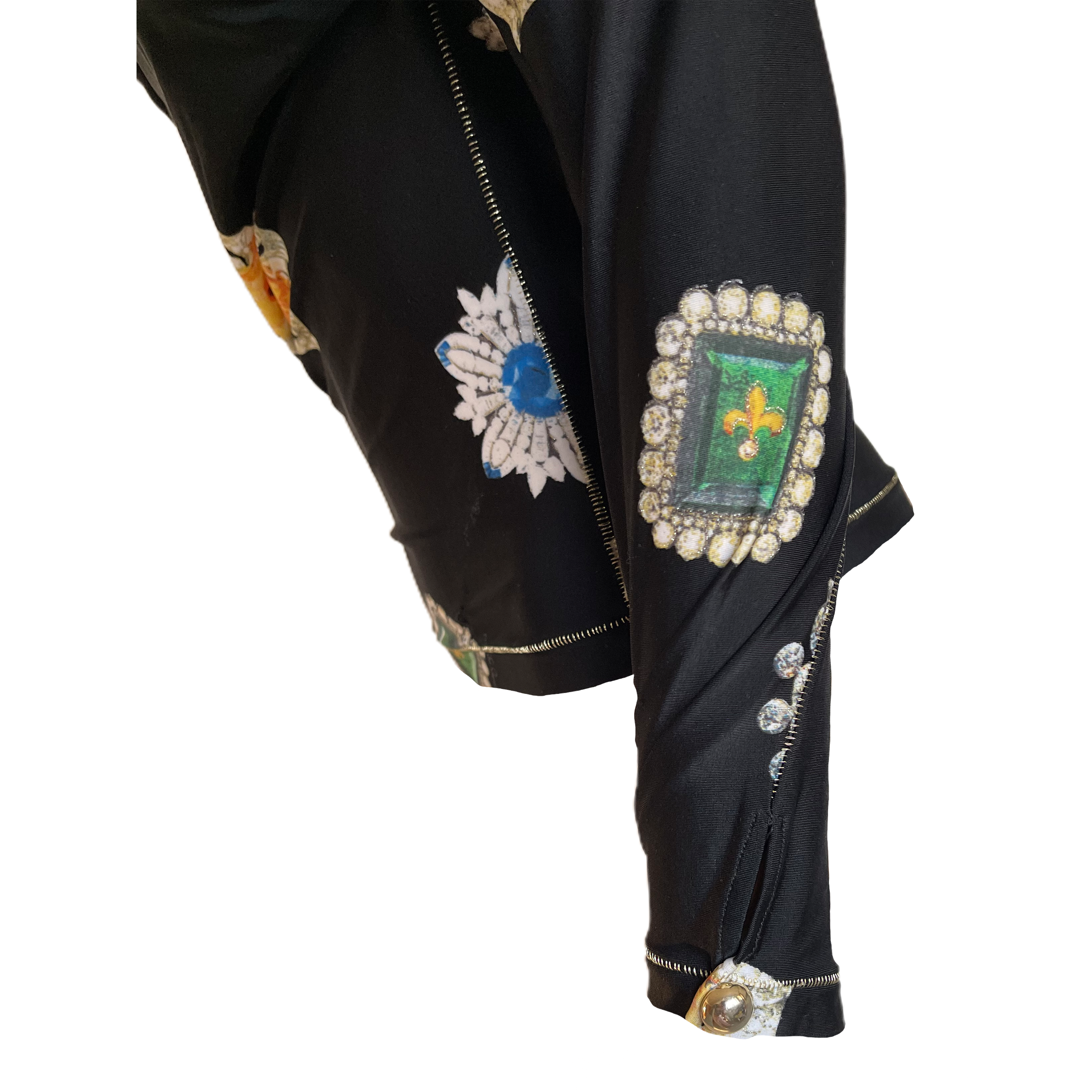 Roberto Cavalli 2002 Jewel Print Top