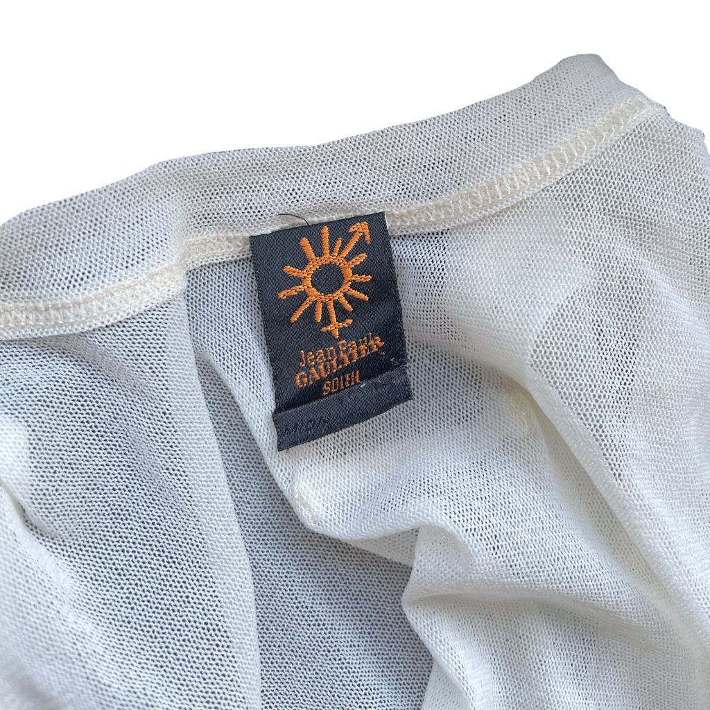 Jean Paul Gaultier Mesh Portraits Top