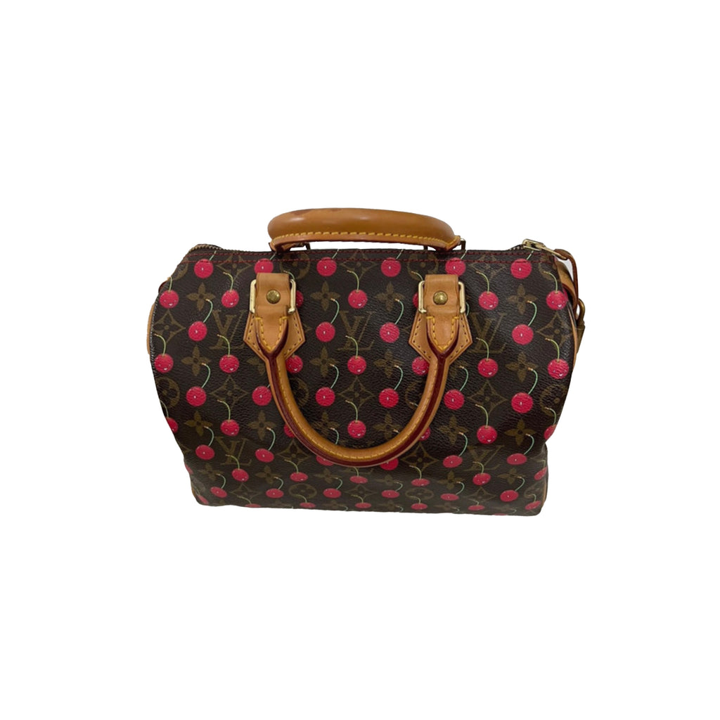 Louis Vuitton Cherry Speedy 25 Handbag by Takashi Murakami