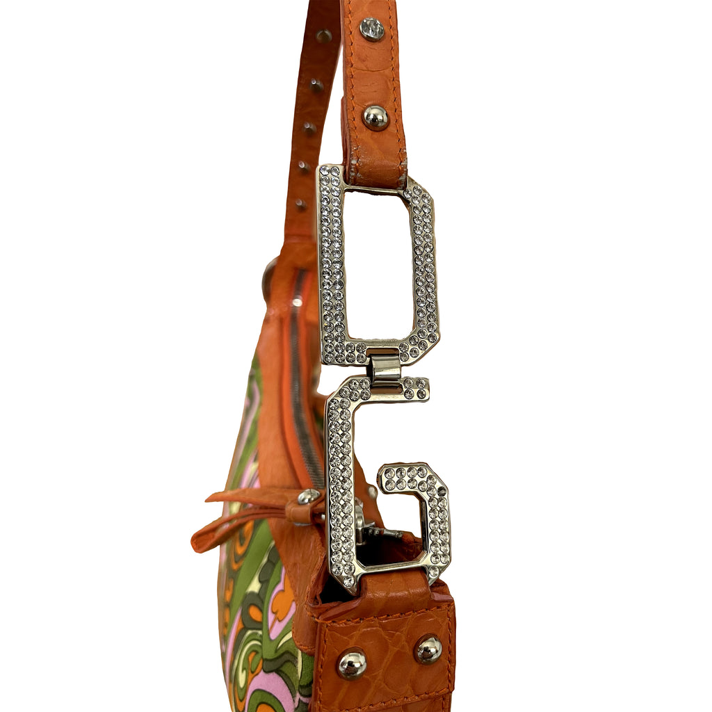 Dolce&Gabbana Crystal Embellished Multicolor Bag