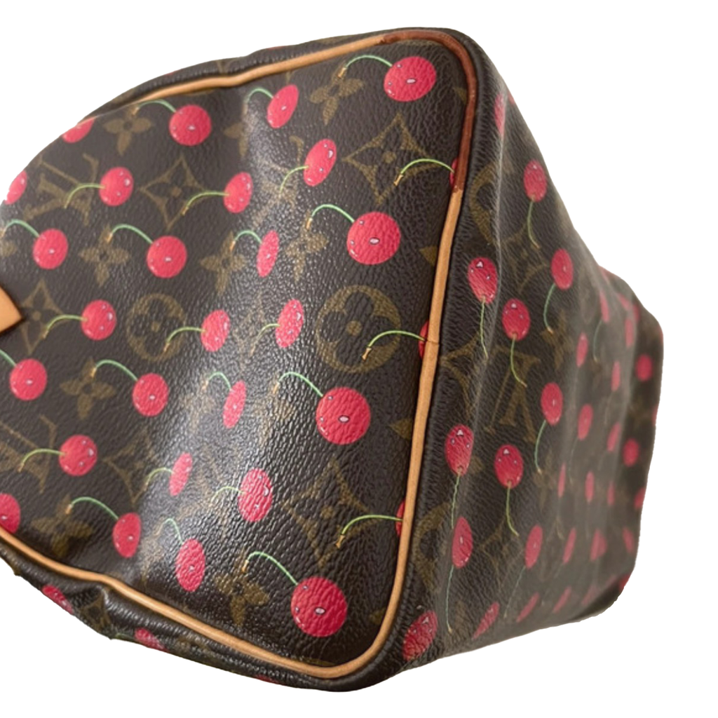 Louis Vuitton Cherry Speedy 25 Handbag by Takashi Murakami