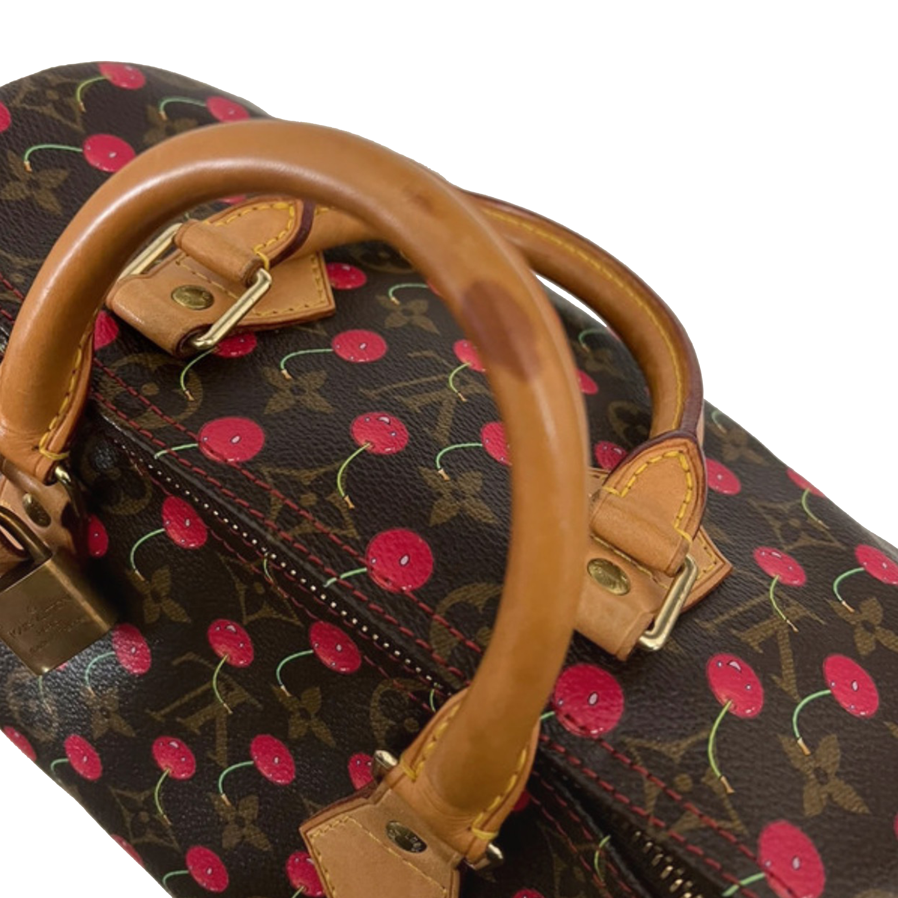 Louis Vuitton Cherry Speedy 25 Handbag by Takashi Murakami