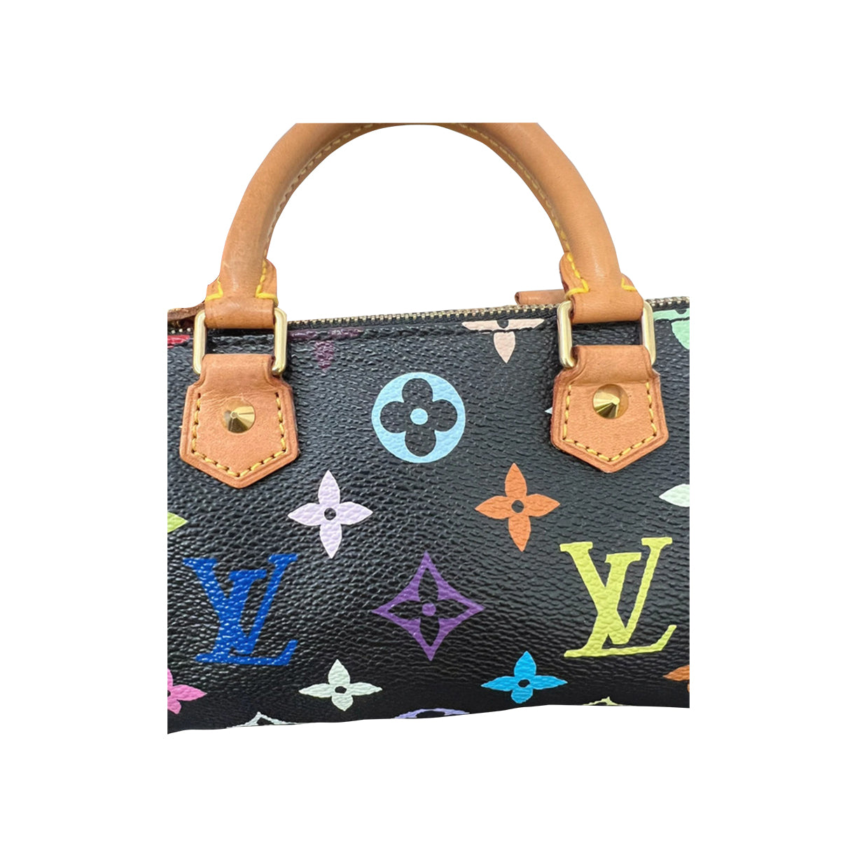 Louis Vuitton Takashi Murakami Nano Speedy Handbag