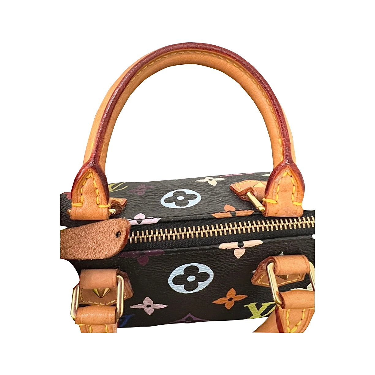 Louis Vuitton Takashi Murakami Nano Speedy Handbag