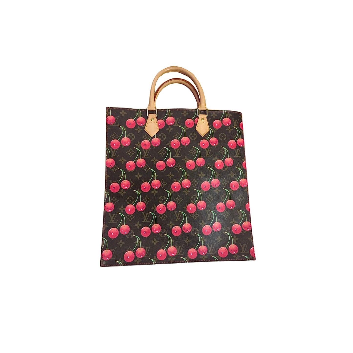 Louis Vuitton Takashi Murakami Monogram Cerises Sac Plat
